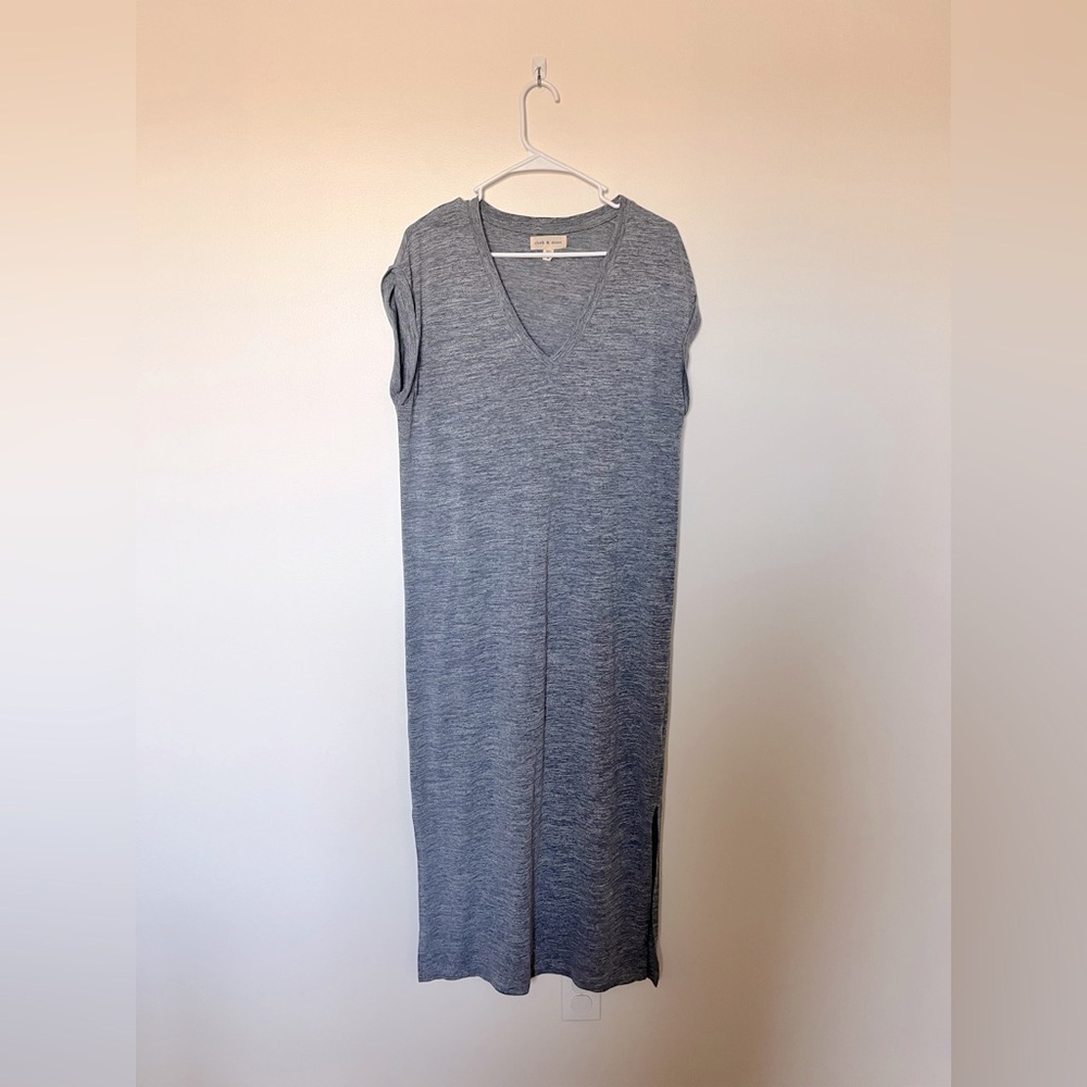 Anthropologie Cloth & Stone Riley Maxi Dress short sleeves - Picture 3 of 10